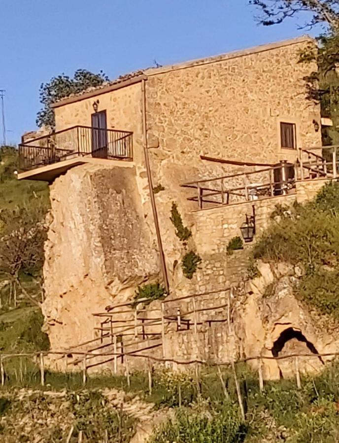 Villa La Casa Sulla Roccia Enna Exterior foto